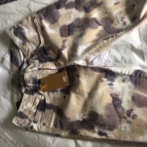 Robin's Jeans, Women's Size 26, Purple/Tan Tiedye